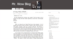 Desktop Screenshot of mrwowblog.com